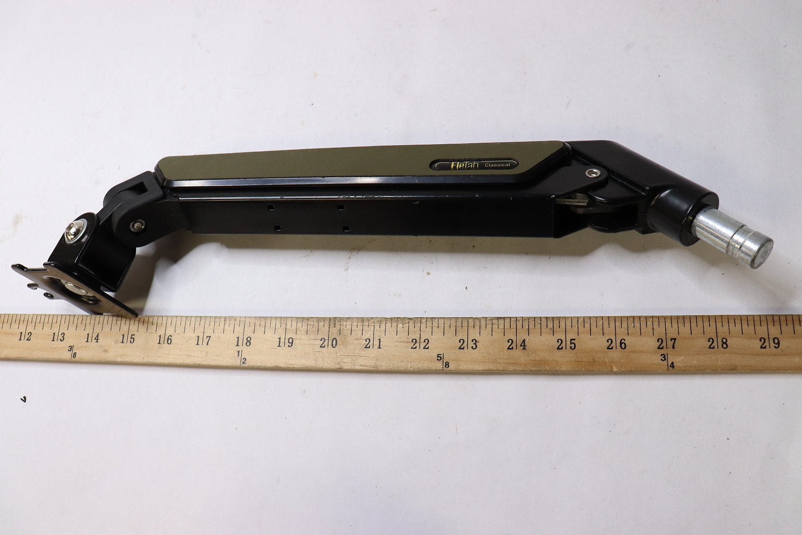 EleTab Height Adjustable Full Motion Swivel VESA Arm Black - What's Shown Only