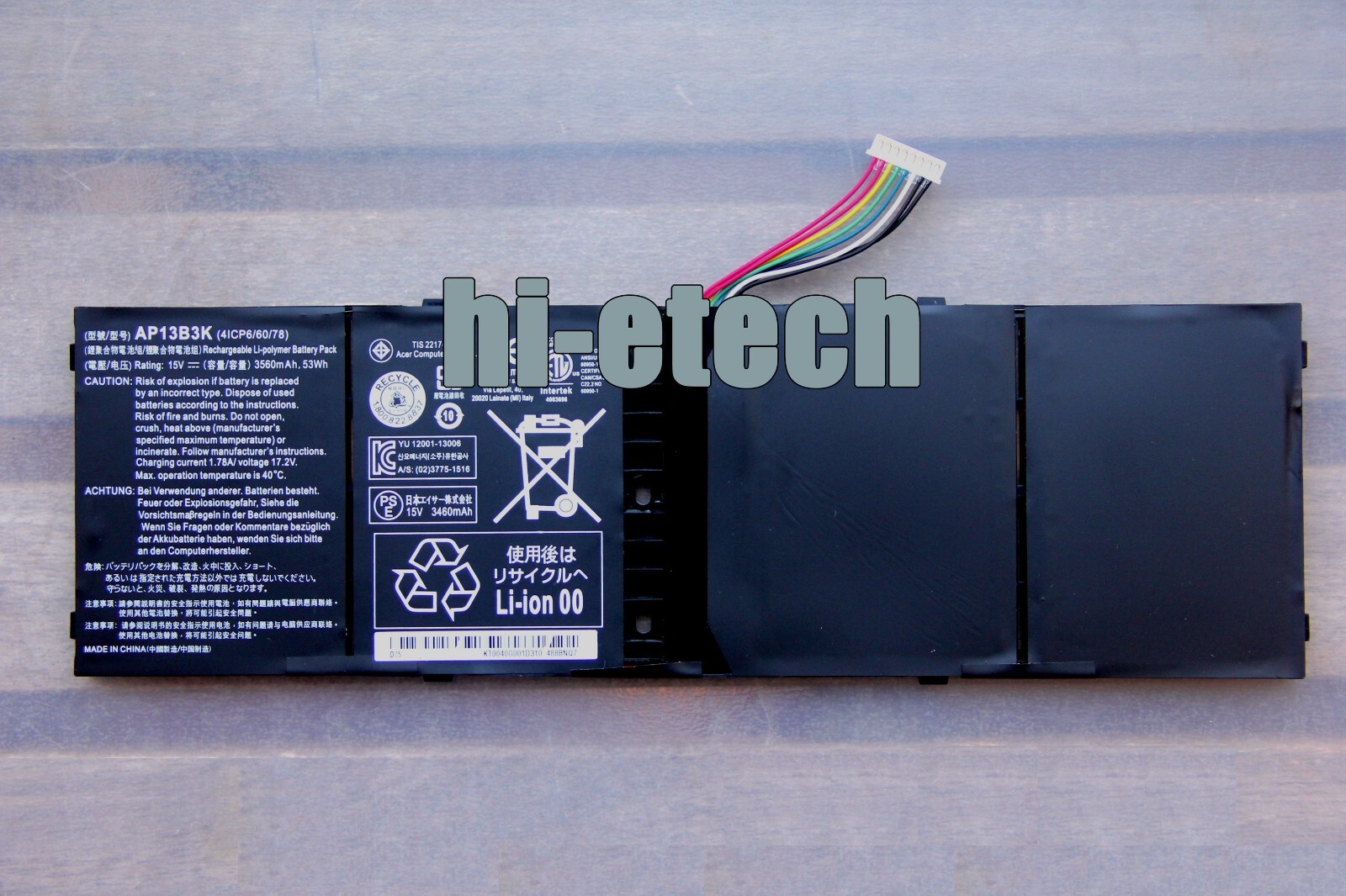 Genuine AP13B3K AP13B8K Battery for Acer V5 R7 V5-573G V5-572G V5-552G V5-472G