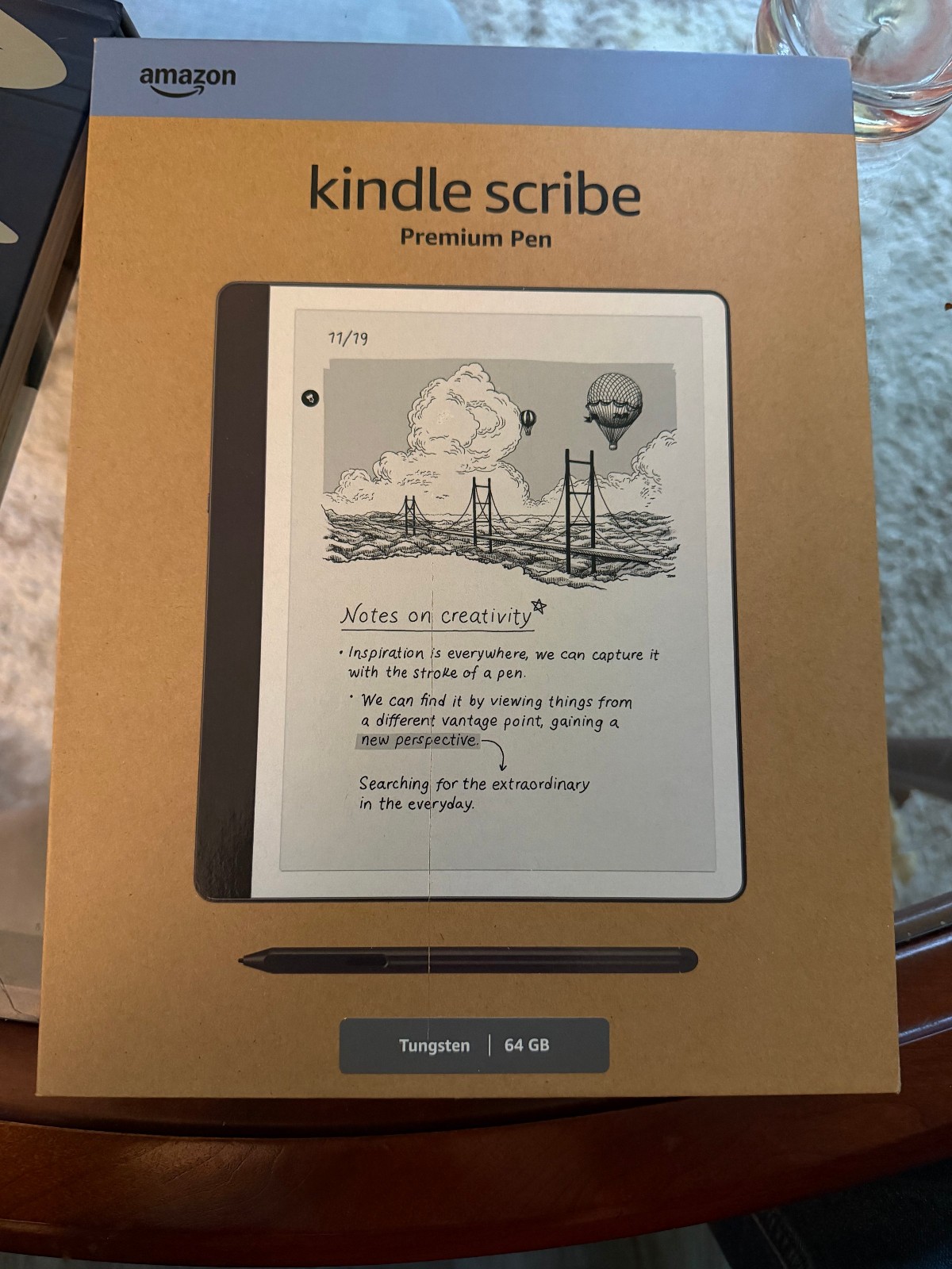 Amazon Kindle Scribe 1st Gen. 64GB, Wi-Fi, 10.2" - Tungsten (with Premium Pen)