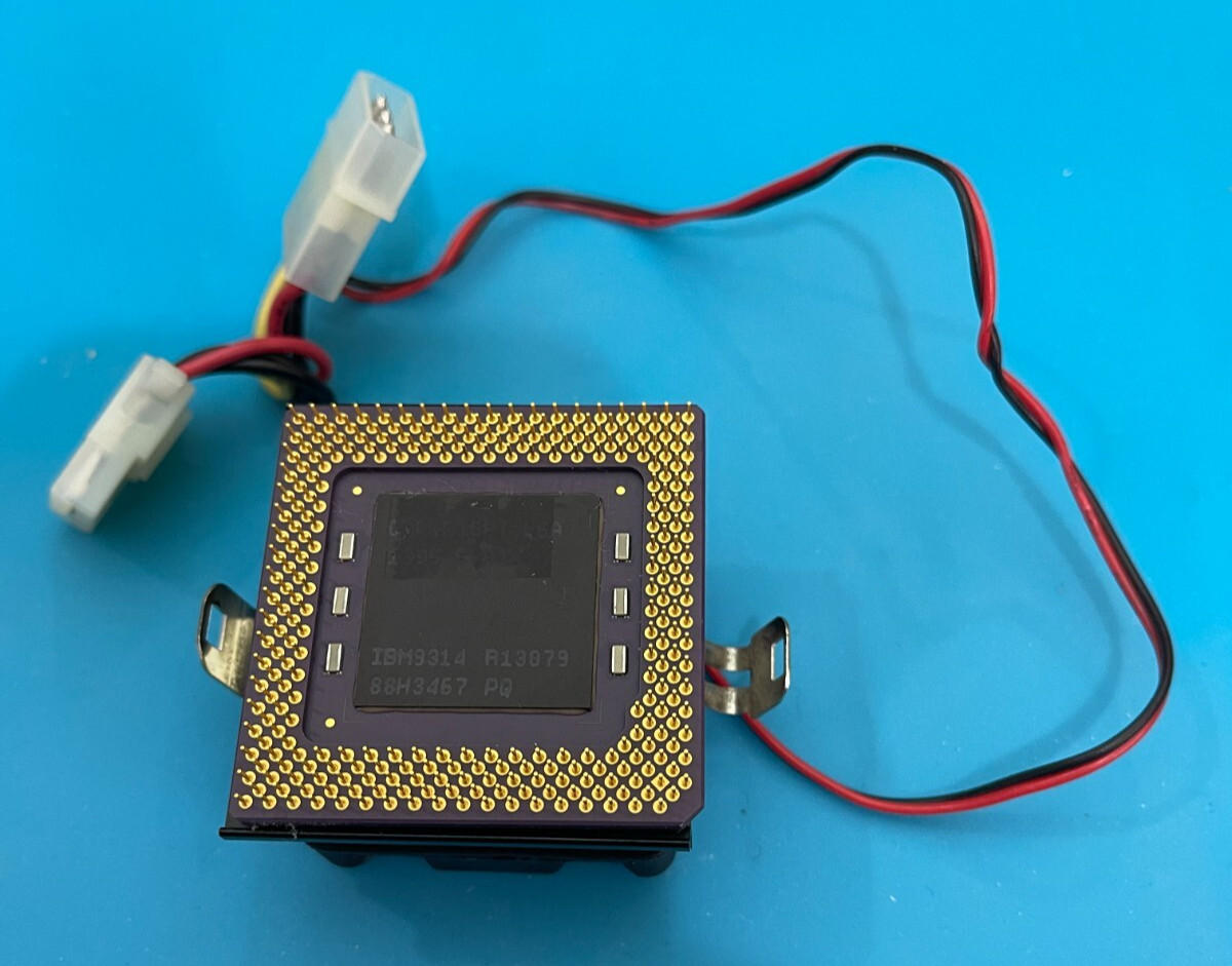 IBM 9314 R13079  1995-CYRIX CPU SOCKET 7 COMPATIBLE WITH FAN HEATSINK **PLS READ