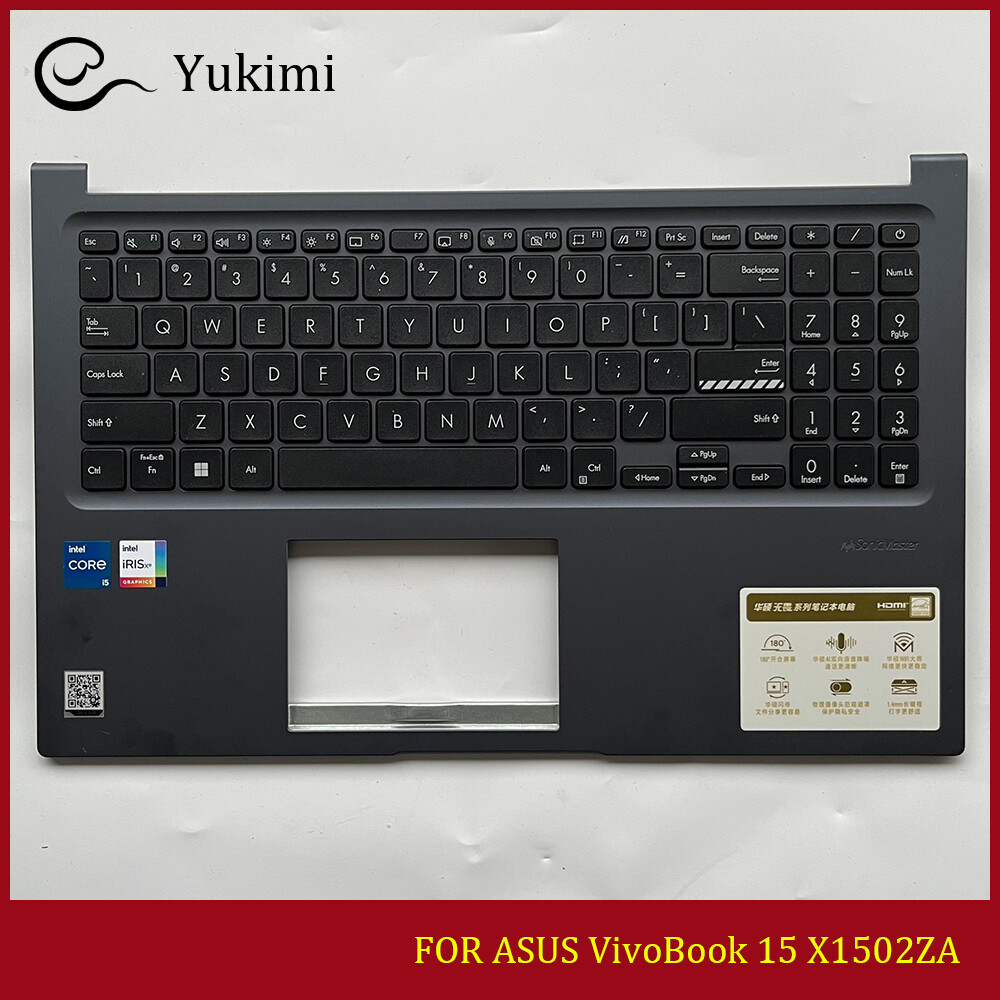 FOR ASUS VivoBook 15 X1502ZA 2022 Black C Shell Cover Upper Palmrest Keyboard