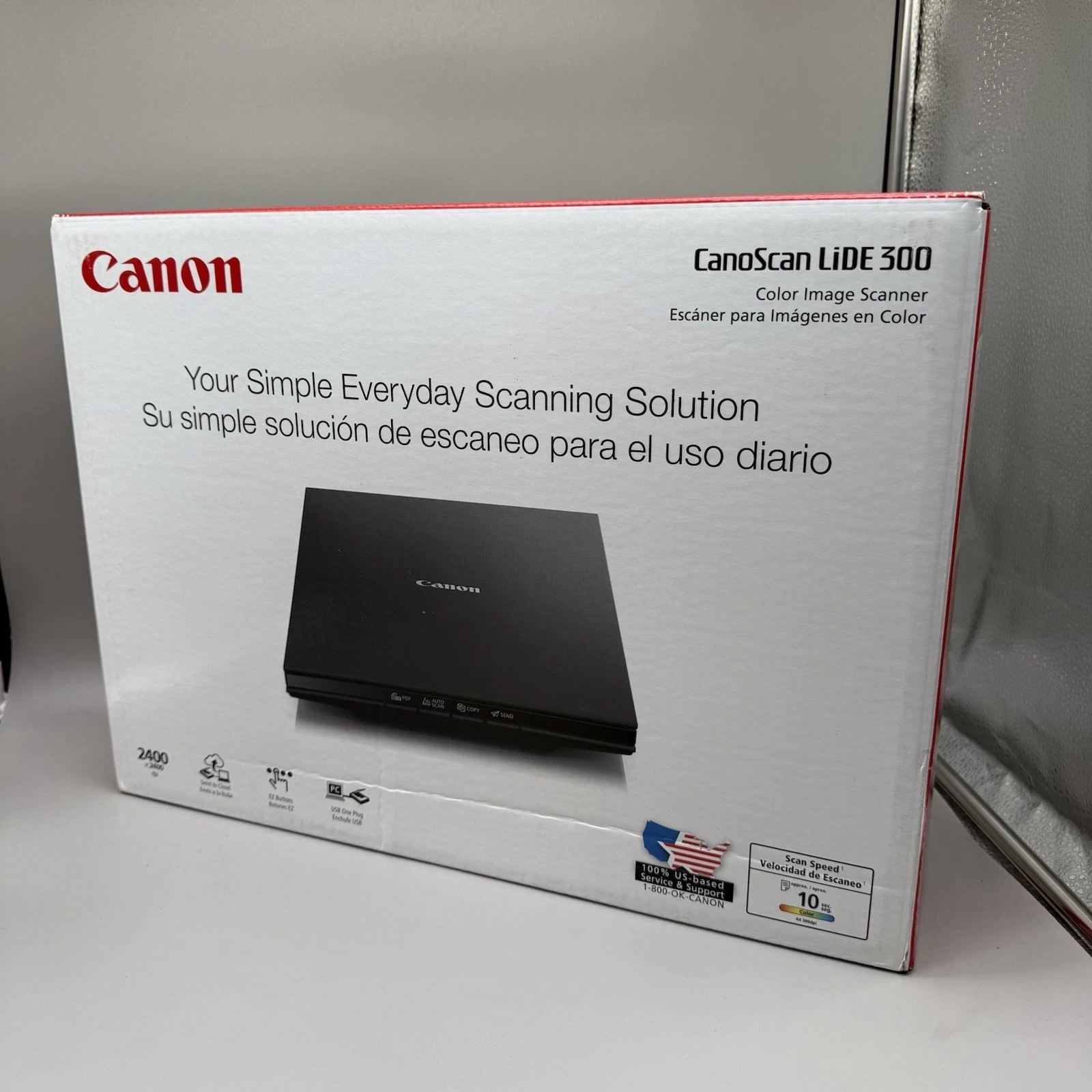 Canon CanoScan LiDE 300 Color Image Scanner - Black. brand new