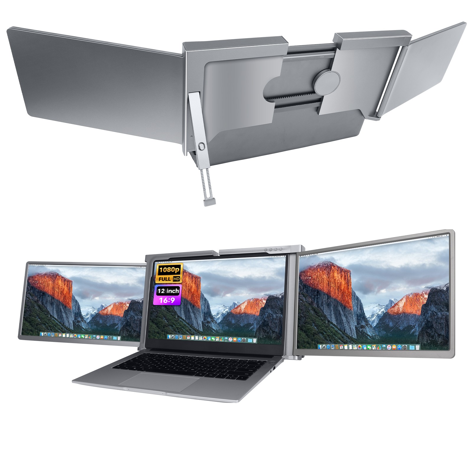 14 inch 1080P IPS Laptop Screen Extender Portable Monitor for 13-17.3" Laptops