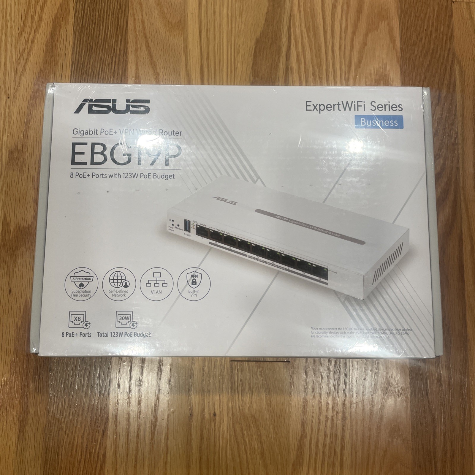 Asus ExpertWiFi EBG19P Router | Gigabit PoE+ VPN Wired Router | Business Series