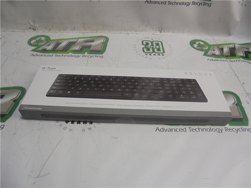 Brydge BRY7301-B Wireless Keyboard Windows Full Size Backlit Keys New