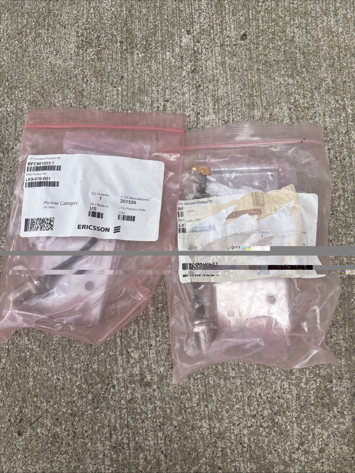 (Lot of2) Ericsson BFC901055/1 Coax Cable Bracket Kit