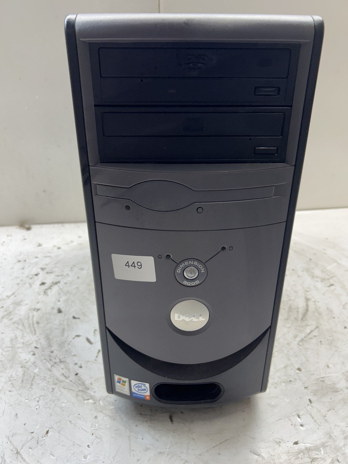 Dell Dimension 3000 Intel Pentium 4 256MB 120 GB SSD Windows 98