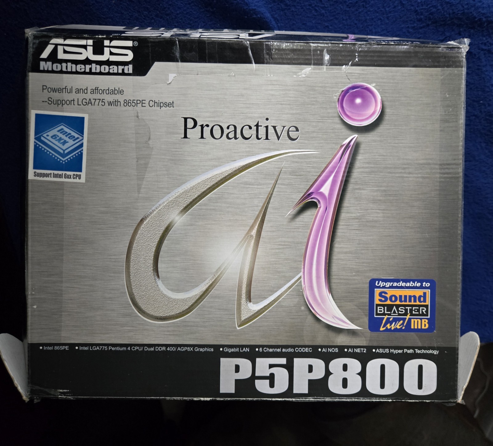 ASUS P5P800 MOTHERBOARD CPU MEMORY COMBO