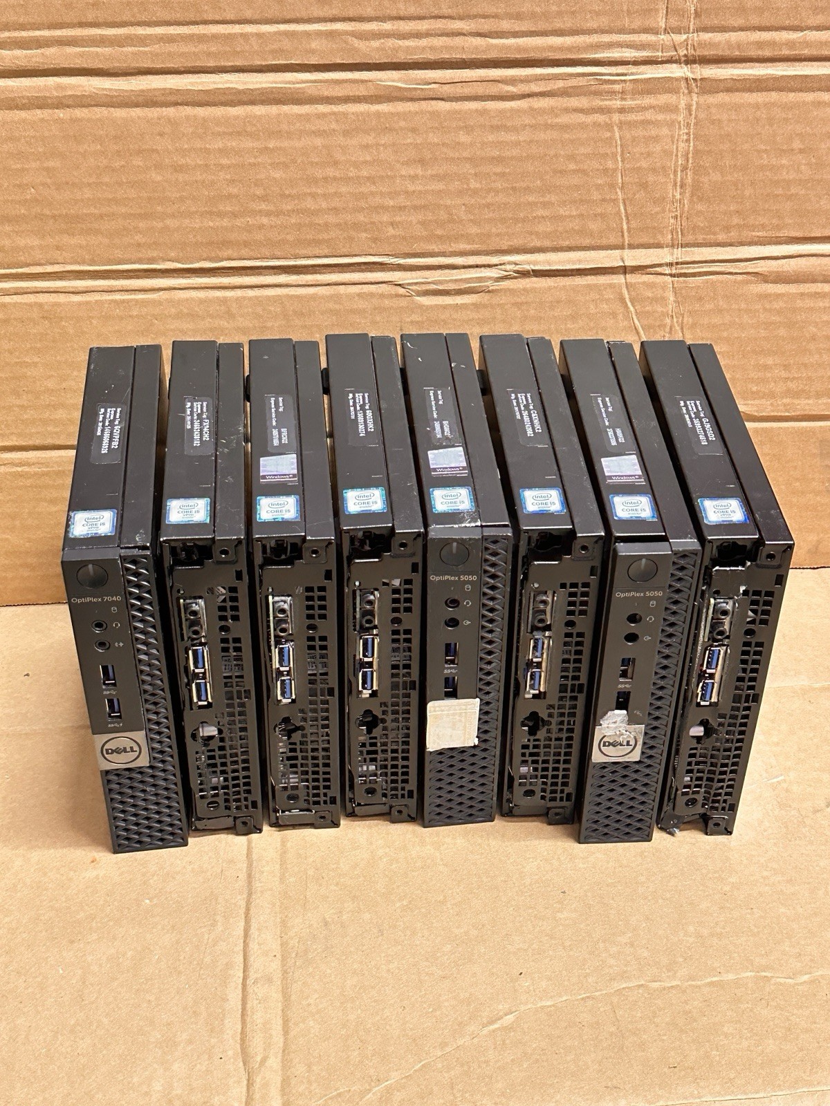 Lot Of (8) Dell OptiPlex Micro i5 6th gen - No RAM - No SSD - Sold As Is 