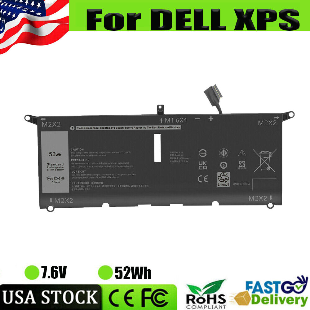 ✅HK6N5 45Wh Battery For Dell XPS 9370 9380 Inspiron 13 7390 7391 2-in-1 V48RM US