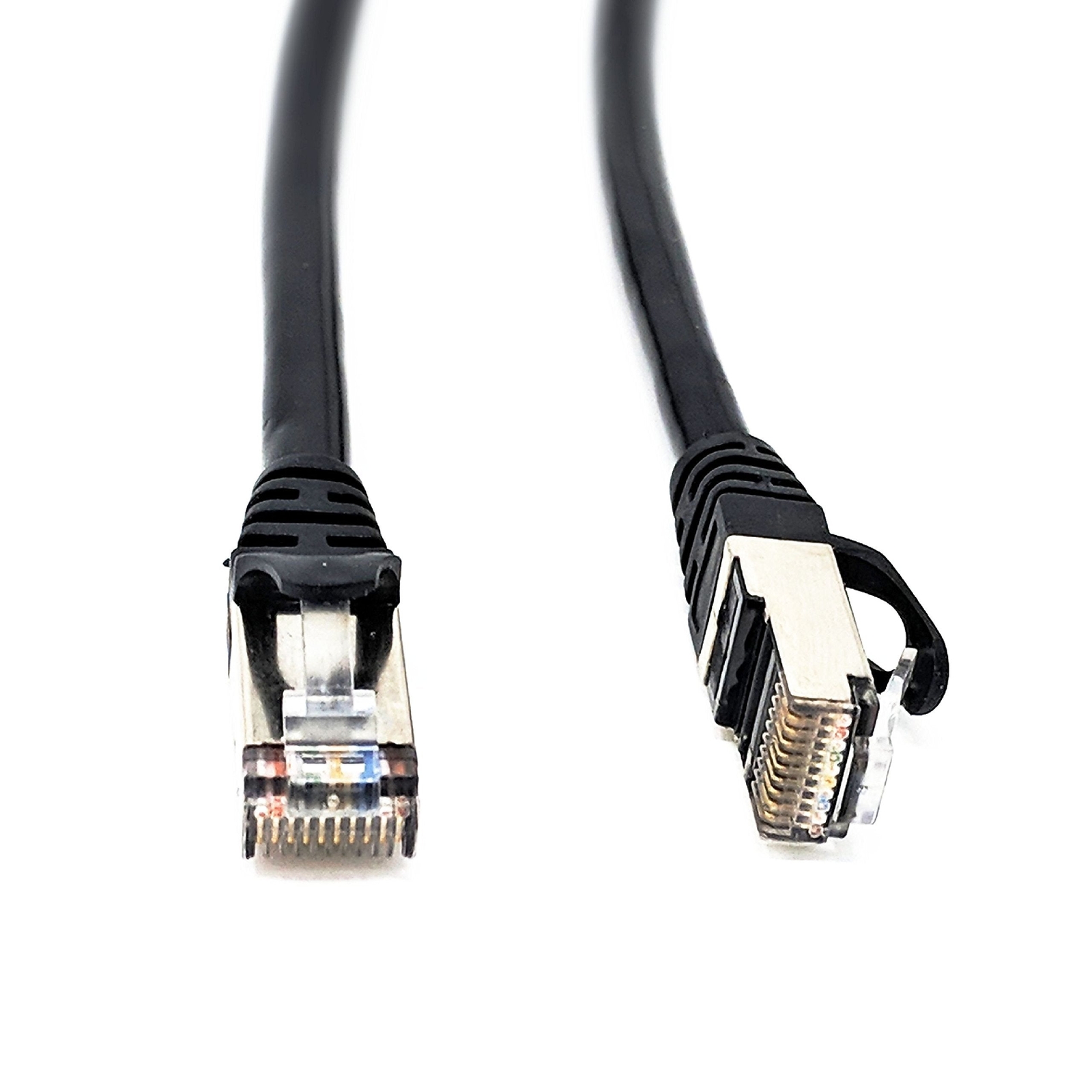 Rj50 10p10c Sftp Cat5 M/M Cable With Shielded Connectors Black 15M Audio Video