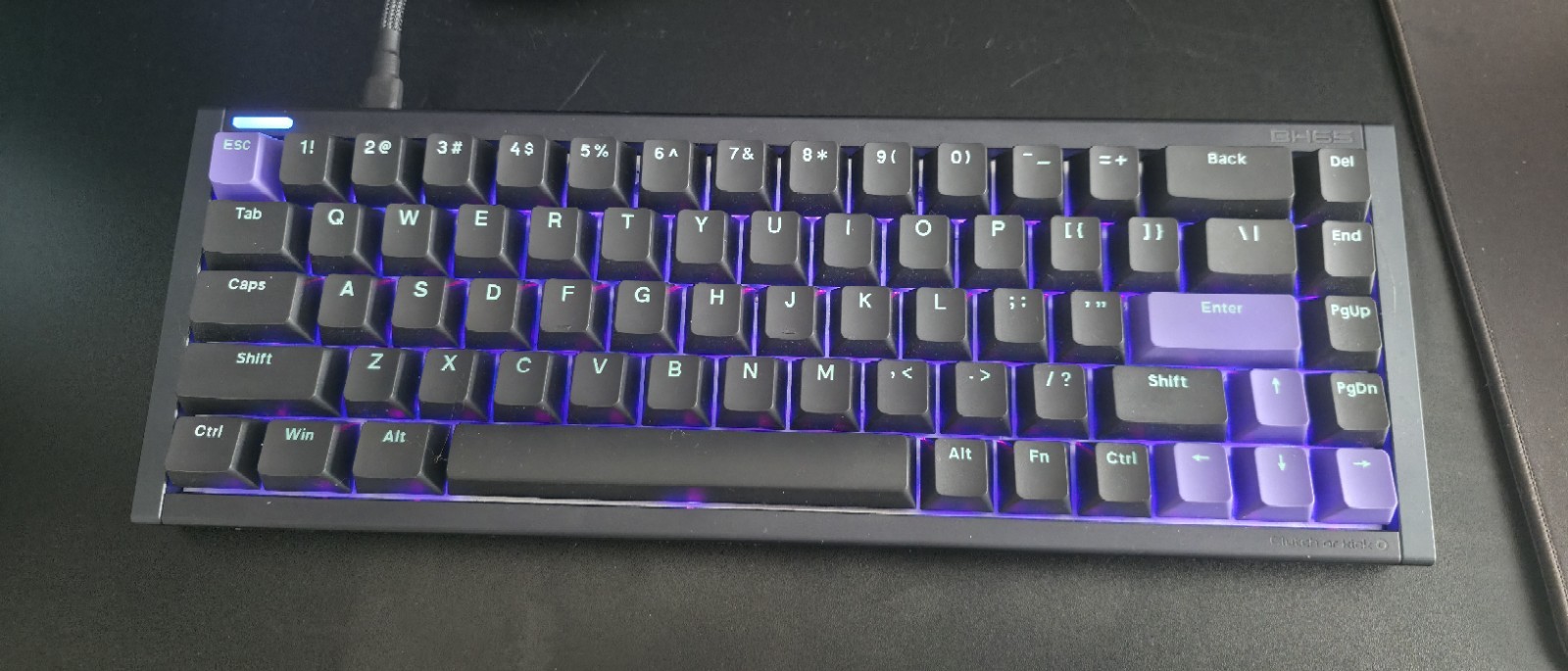 NuPhyX BH65 All-Aluminum Magnetic Gaming Keyboard,65% 68keys RGB Rapid Trigge...