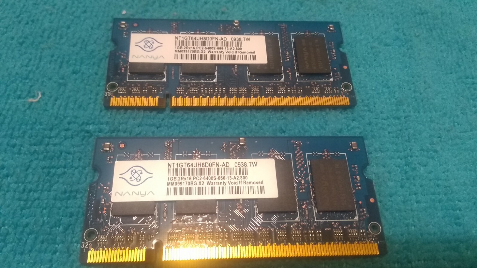 1GB X2 2GB PC2-6400 Toshiba Satellite A205-S5000 A205-S5800 A205-S5801 Ram Mem