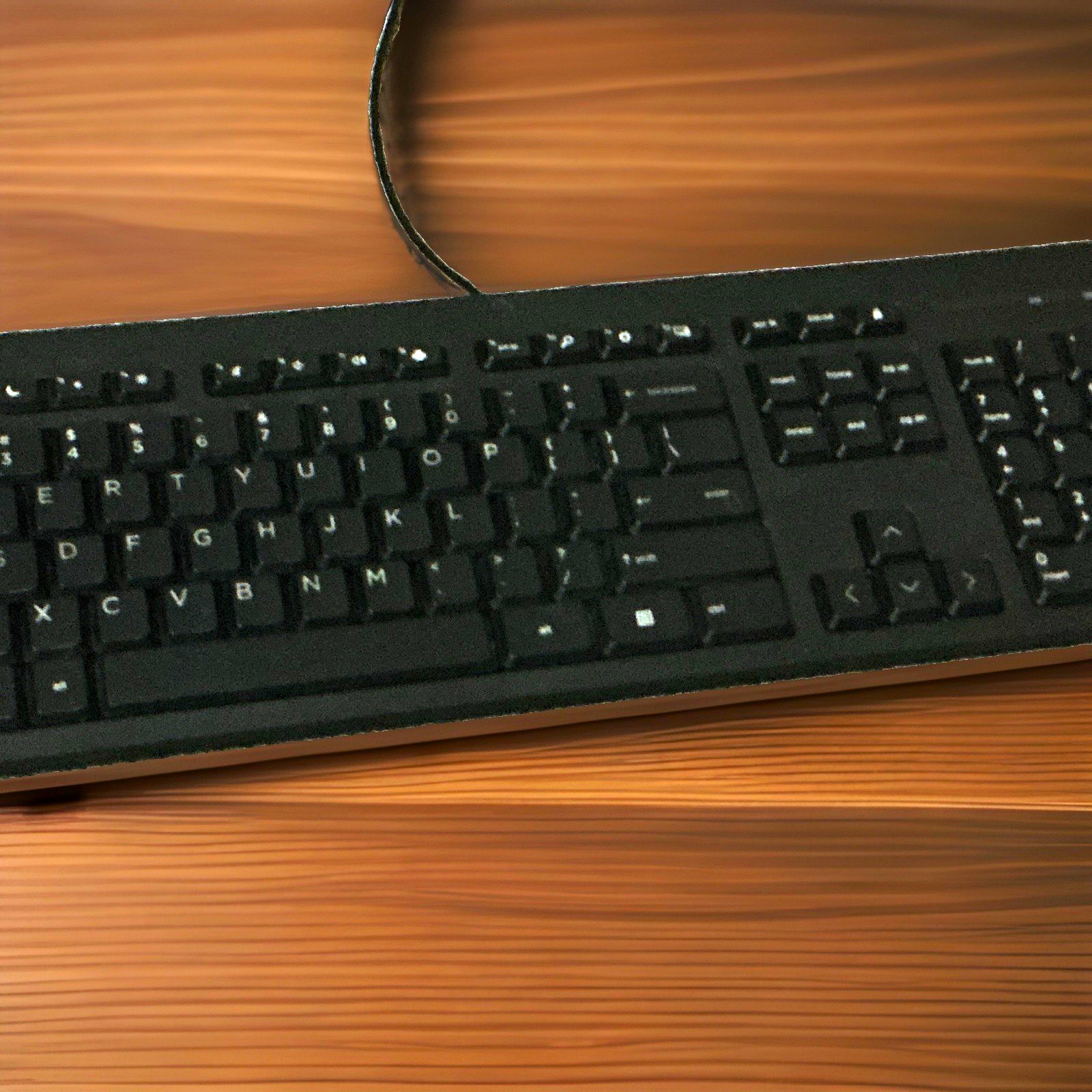 HP OMEN Spacer Black Wired USB Full Size QWERTY English Keyboard, Multimedia