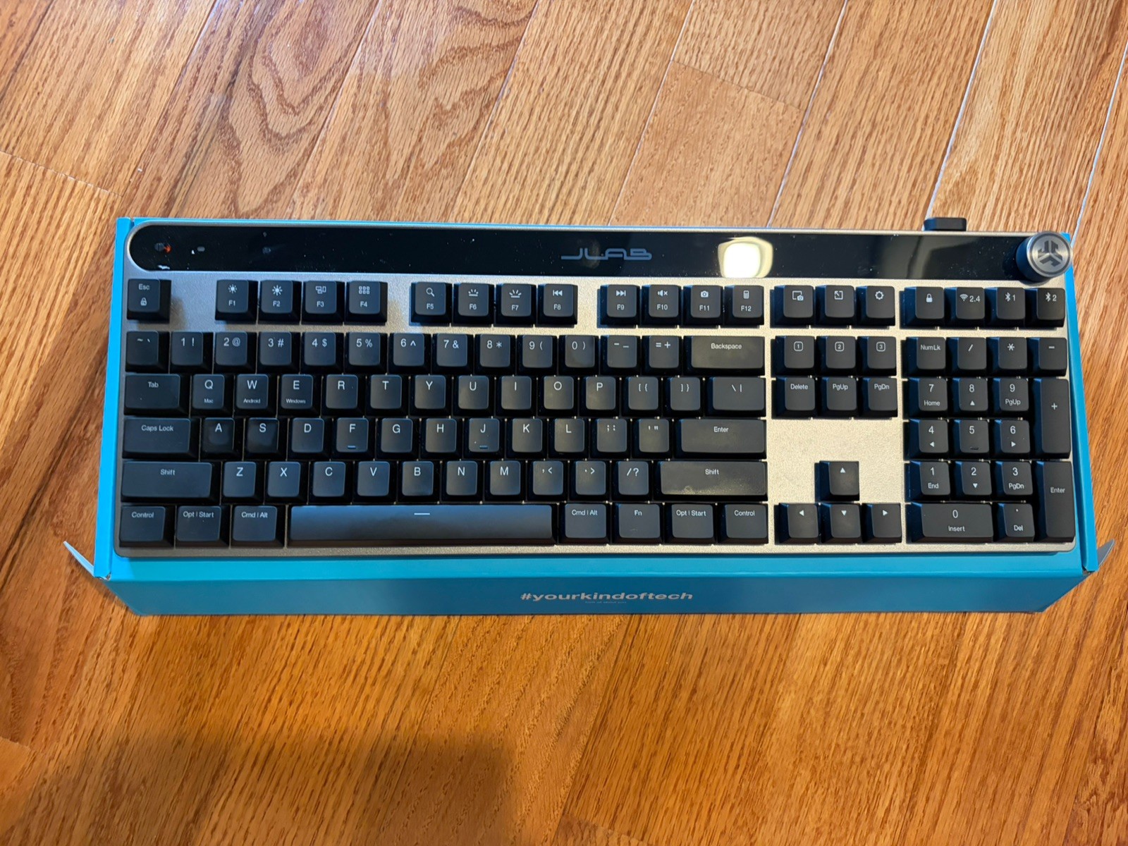 JLab Epic Mechanical Wireless Keyboard, Bluetooth, 2.4G, Switches Open Box