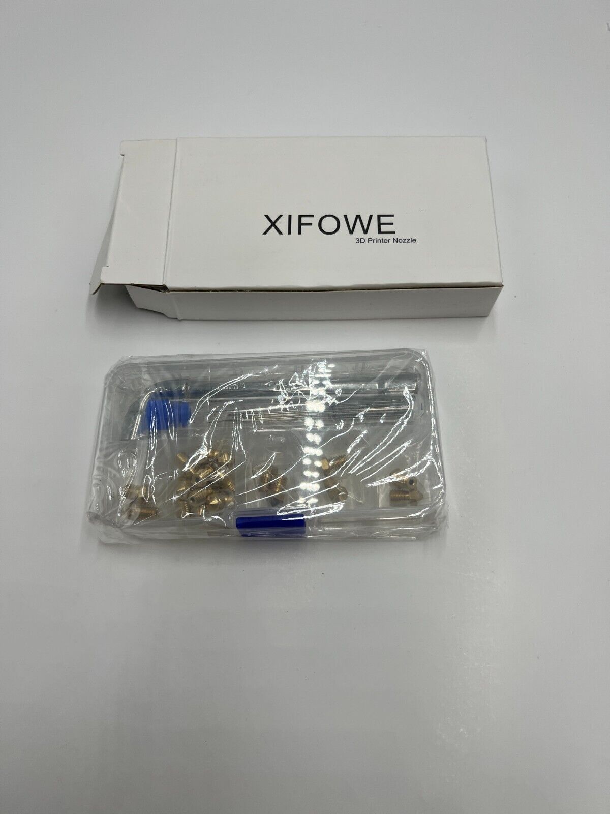 (2 Pack of 22) XIFOWE E3D 3D Printer Brass Nozzle for E3D V5-V6 3D Printer