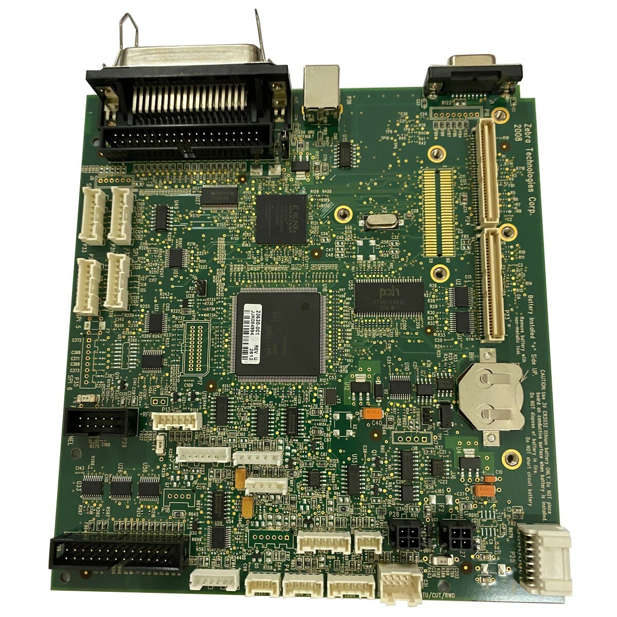 P1046696-017 Mainlogic board motherboar For Zebra ZE500-4 Thermal Printer 64MB