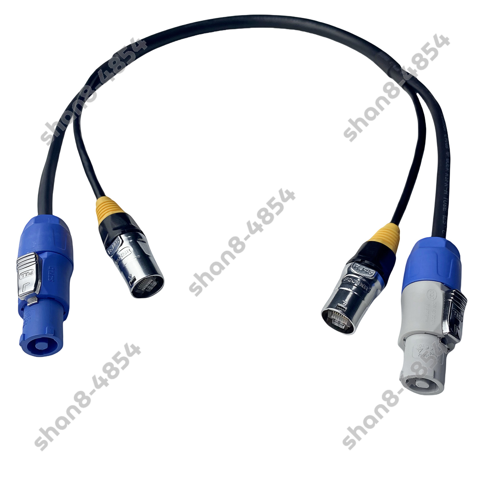 PowerCon Ethercon 3*2.5MM^2 Plus Cat5e FTP Combi Combo Hybrid Cable
