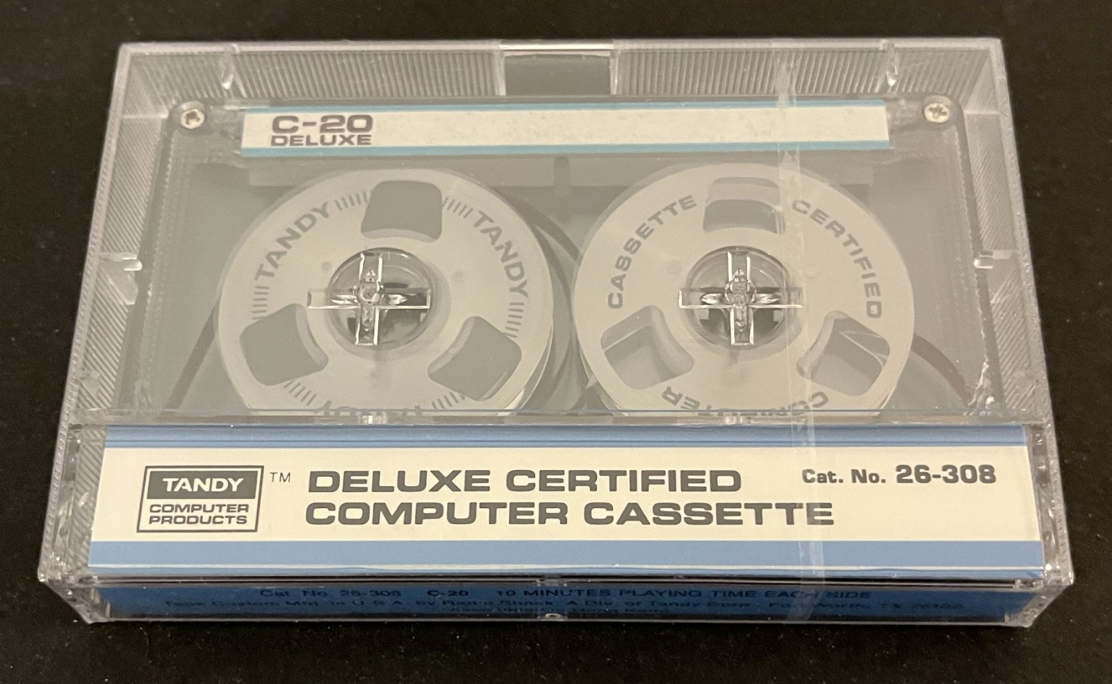 Radio Shack Deluxe C-20 Computer Cassette Tape METAL 26-308 Tandy 🔥NEW NOS💥
