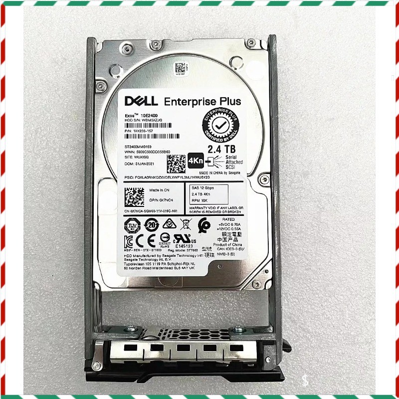 NEW Dell Compellent 0X7NC4 1XK233-157 2.4TB 10K 12G SAS 2.5" 4Kn HDD Hard Drive