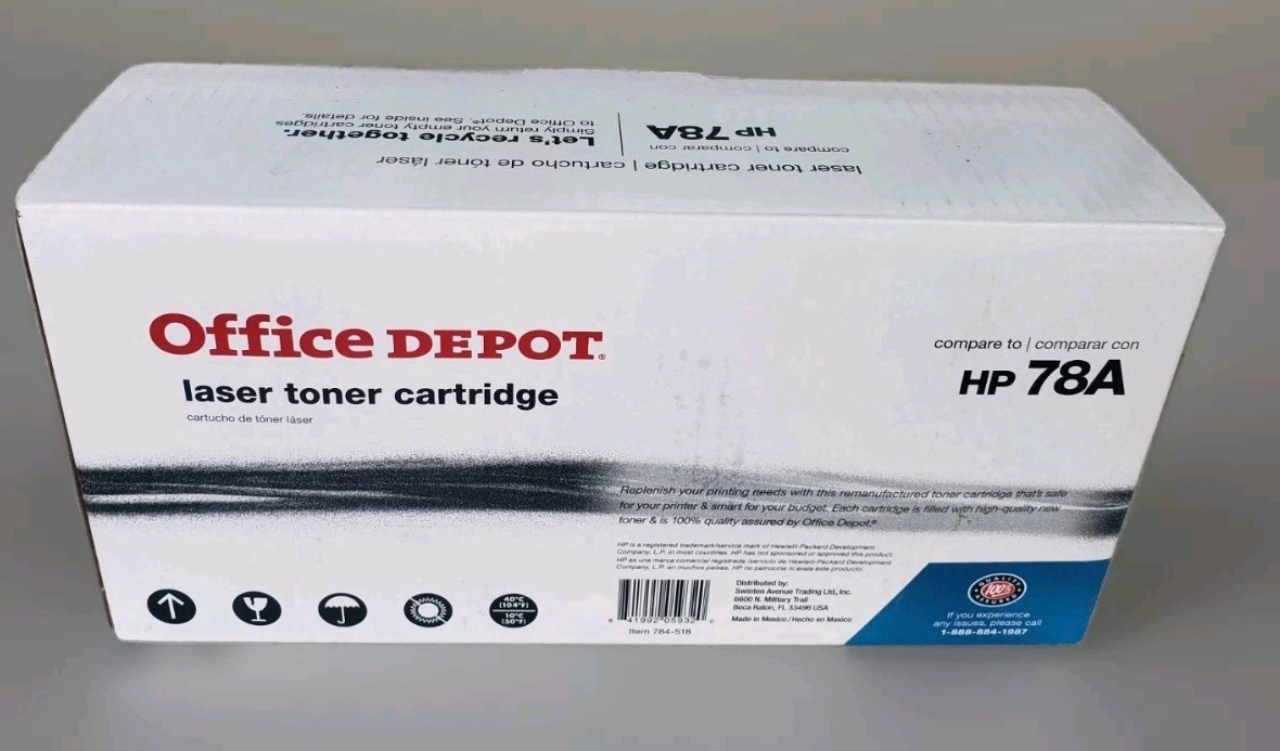 Office Depot (Brand) Ce278a [Compares To HP 78A]