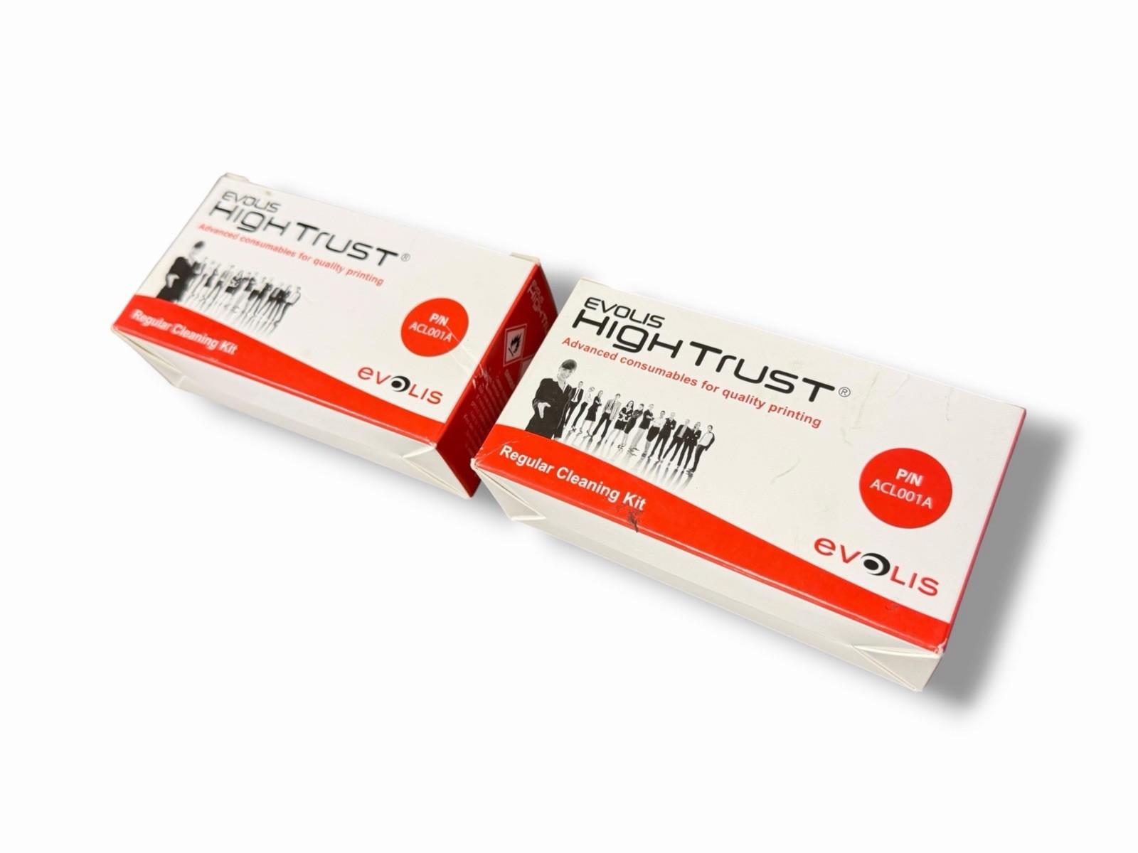 (LOT OF 2) Evolis ACL001 Regular Cleaning Kit for Zenius / Elypso / Primacy