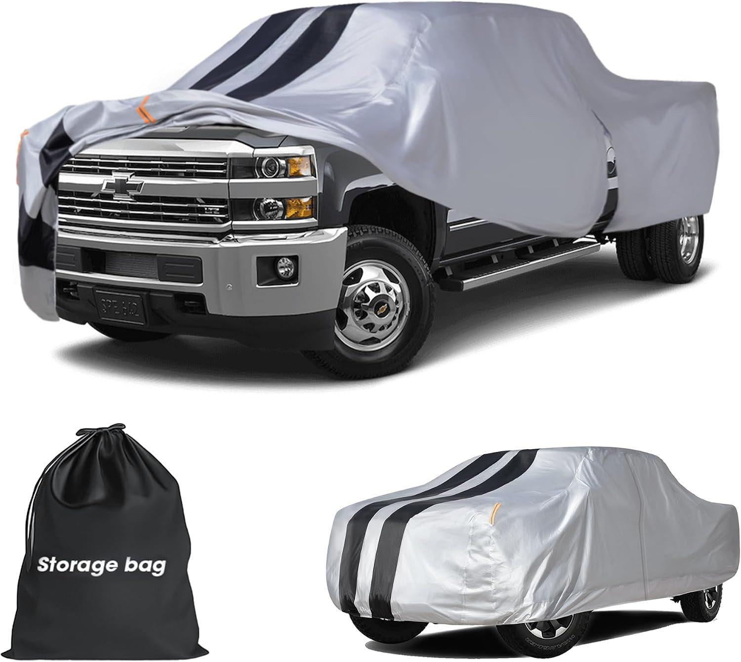 Chevy Silverado 3500 Dually Truck Cover Custom Fit 2020-2026 Crew Cab Long Bed(8