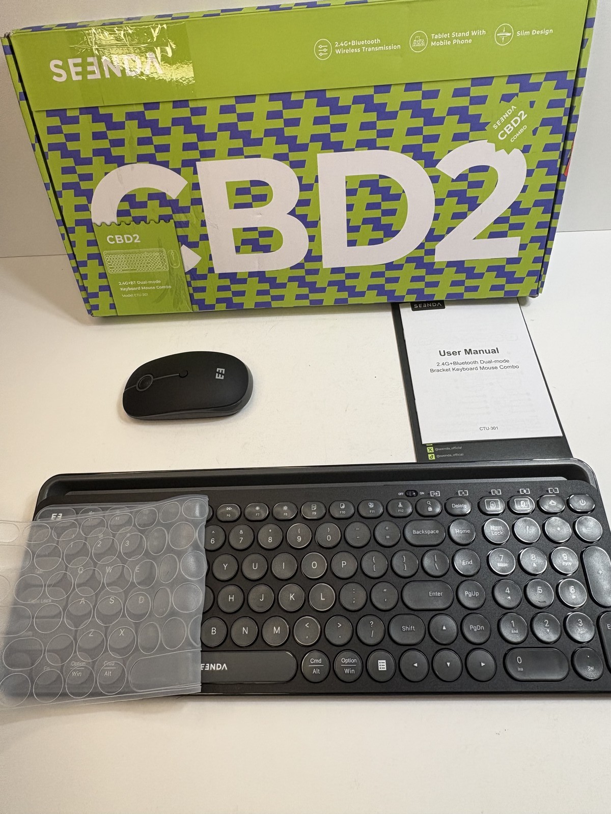 Seenda Bluetooth Keyboard And Mouse For IPad, CTU-301 Wireless Multi-Device