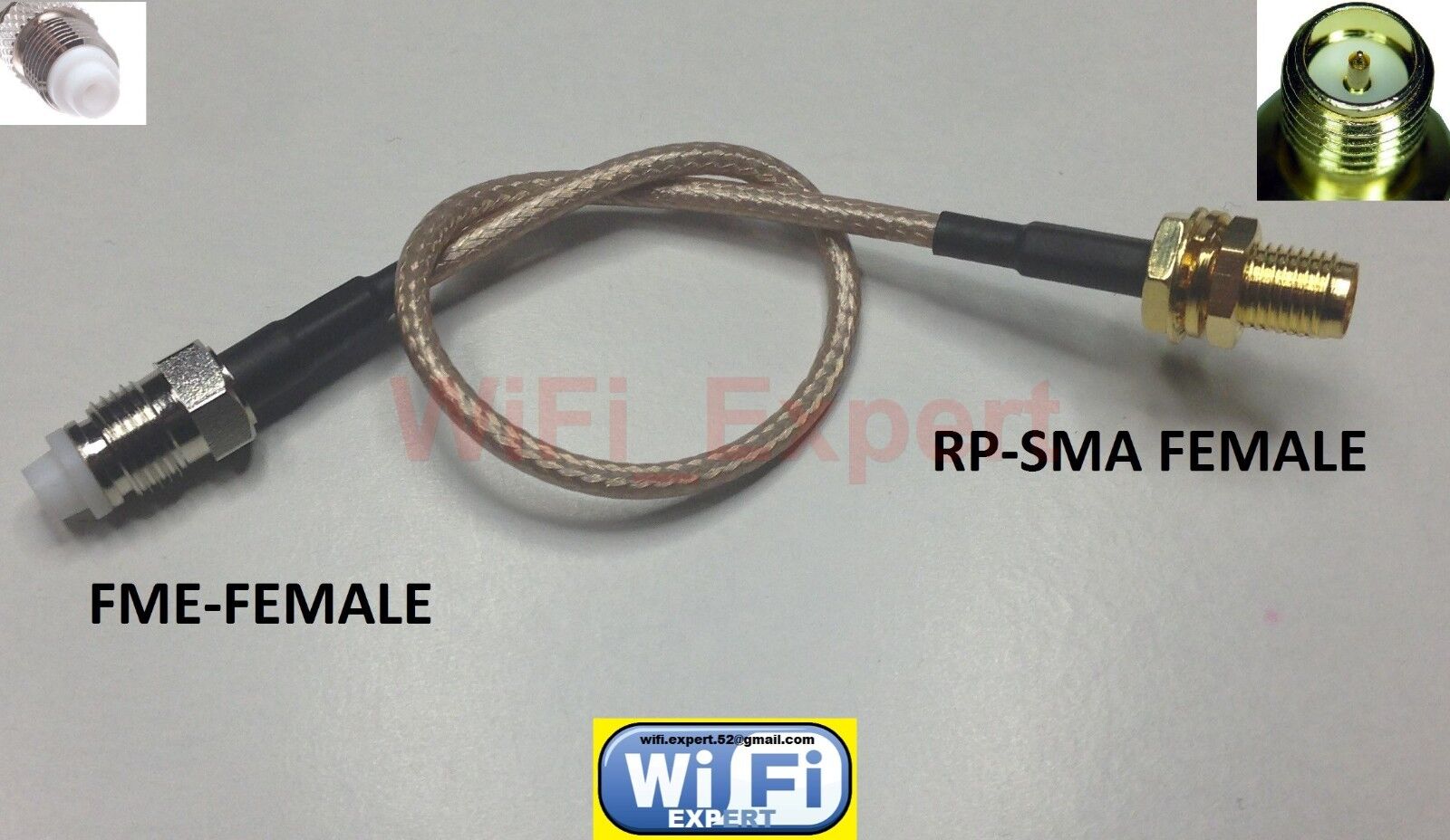 1 FME Female to RP-SMA FEMALE RF pigtail Cable COAX RG316 4-20inch USA Assembled
