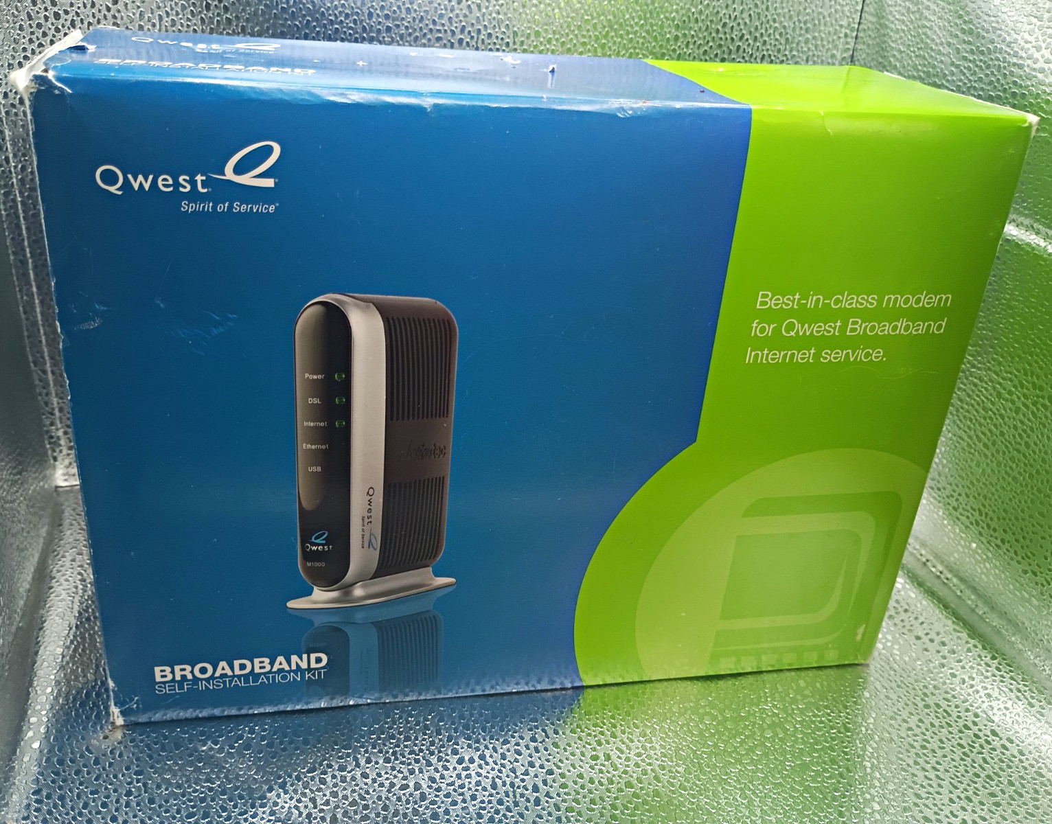 Qwest Actiontec M1000 ADSL/DSL Modem Kit 24 Mbps Ethernet RJ-11 USB 1.1