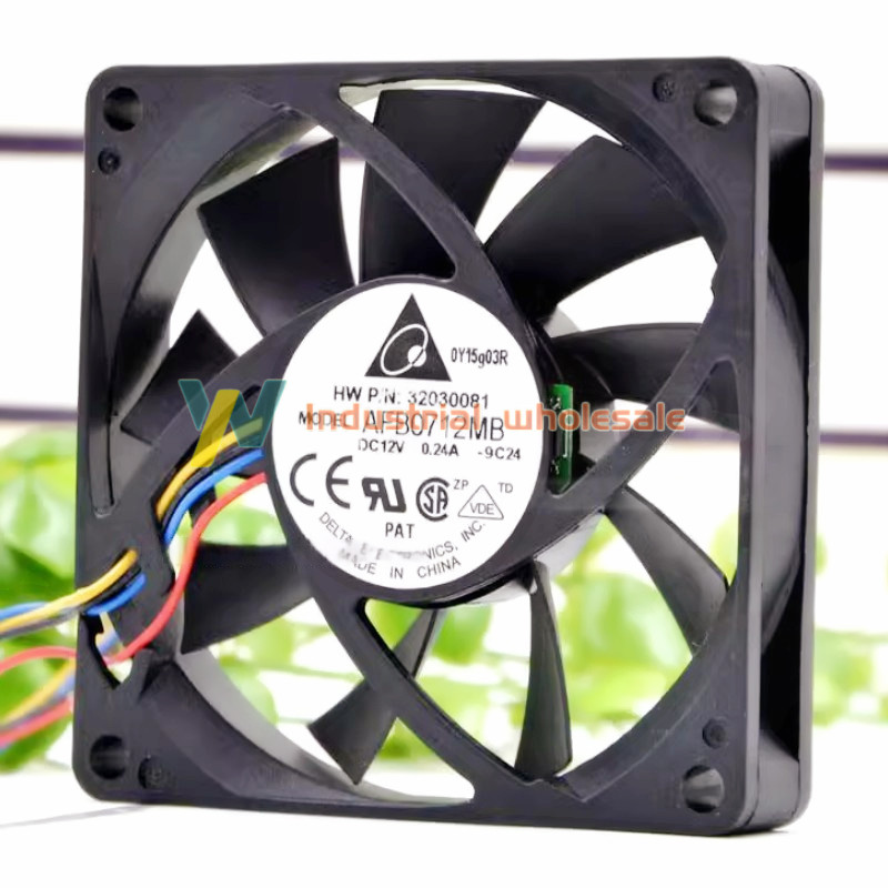 1PC new Delta AFB0712MB 7015 70mmx15mm Cooler Cooling Fan PWM DC 12V 0.24A 4Pin