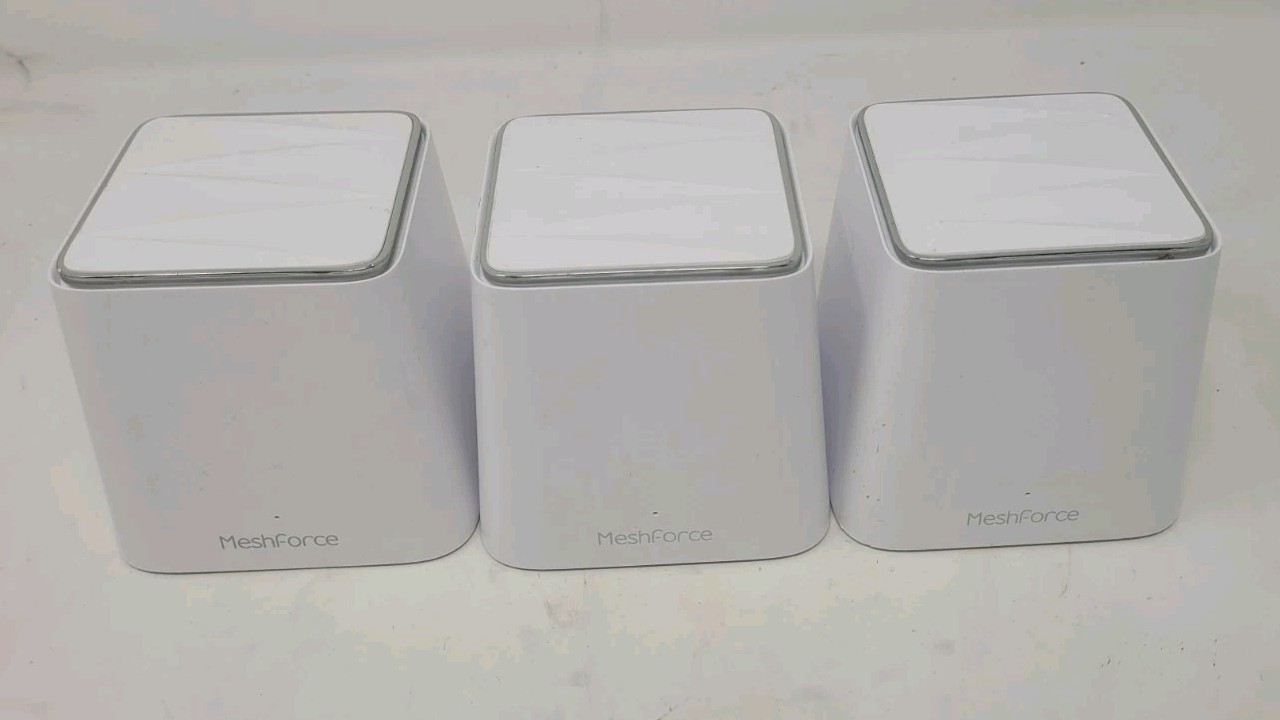 Meshforce Mesh WiFi System M3s Gigabit WiFi Router Replacement - Mesh No Plugs