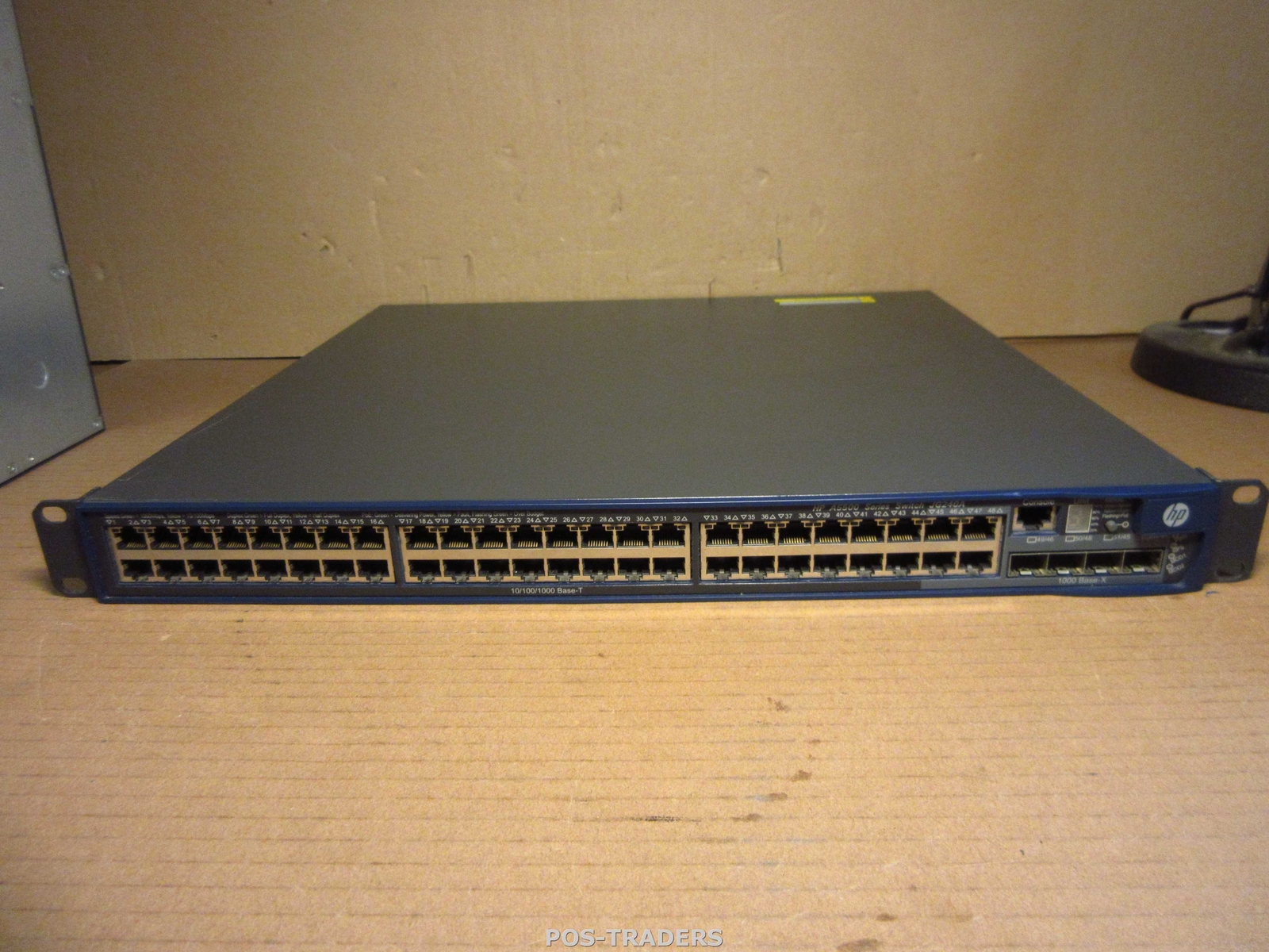 HP JG240A A5500-48G-POE+ EI Switch 48x Gigabit POE 4x SFP Ports INCL RACK EARS