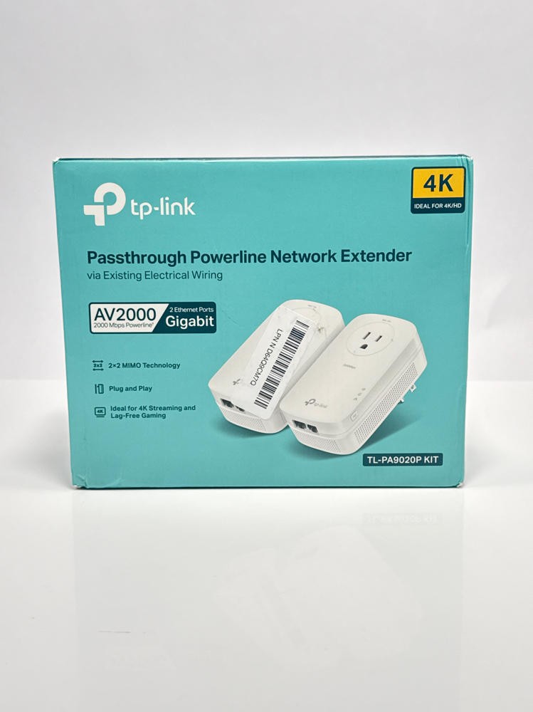 TP-Link TL-PA9020P KIT AV2000 Powerline Ethernet Adapter 2 Gigabit Ports