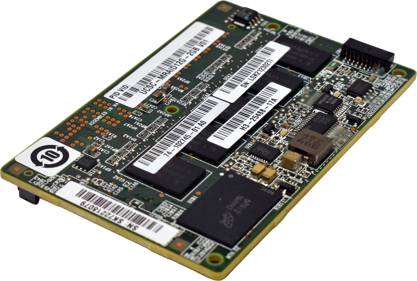 Cisco UCSC-MRAID12G-2GB 74-102745-01 H3-25488-17A 2GB RAID Control. Cache Modules