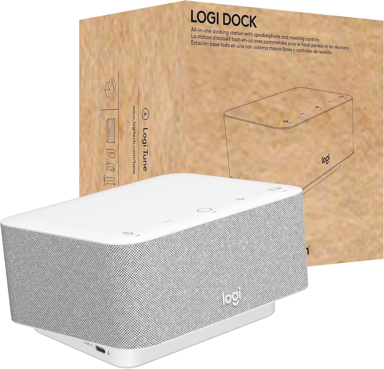 Logi Dock-WHITE-USB-UC 986-000031