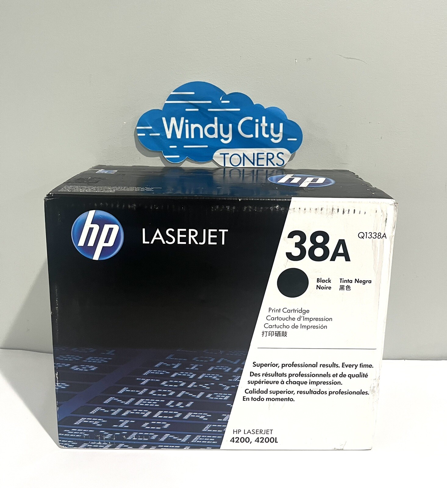 HP Q1338A 38A GENUINE BLACK TONER CARTRIDGE 12K PAGES LASERJET 4200, 4200L NEW