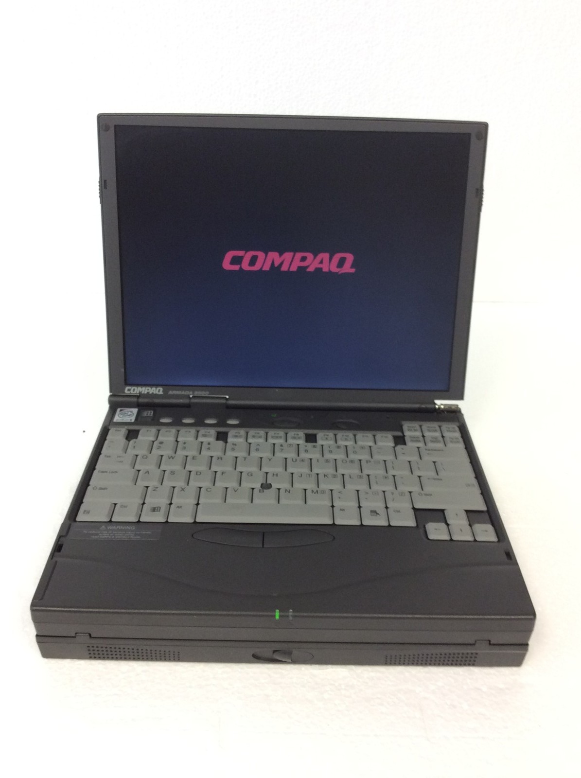 Vintage Compaq Armada 3500 13.5" Laptop Pentium II w/ 64MB Ram, No HD, For Parts