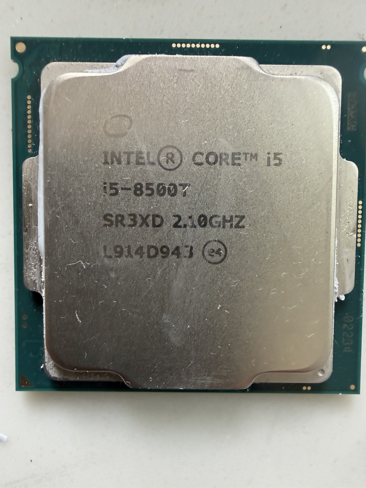 Intel Core i5-8500T SR3XD 2.10 GHz 6-Core LGA 1151 9MB Cache CPU Processor
