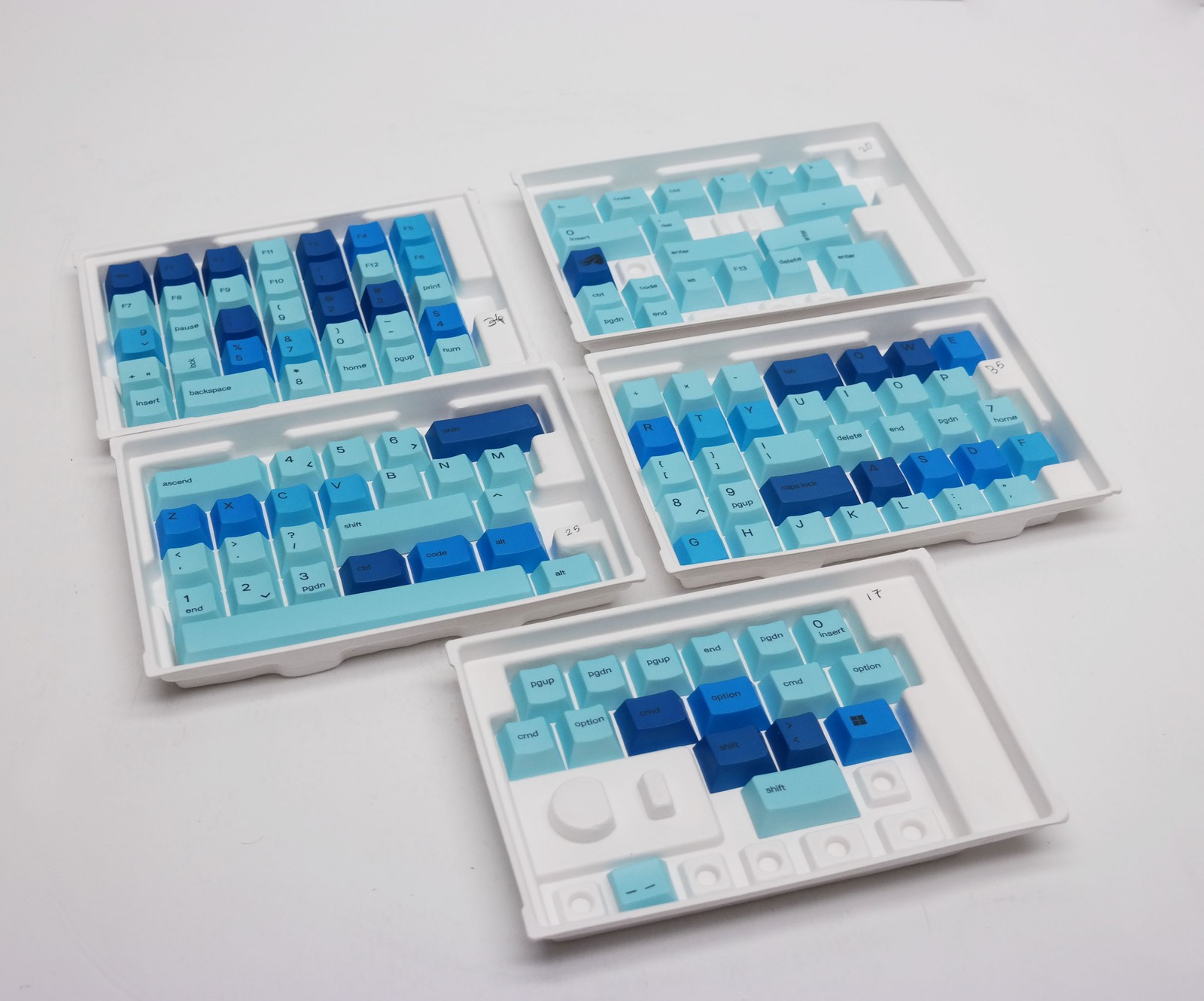 Glorious PC Gaming Race GPBT Gradient Keycaps ANSI GLO-KB-ACC-KC-GPBT-GR-OCN-US