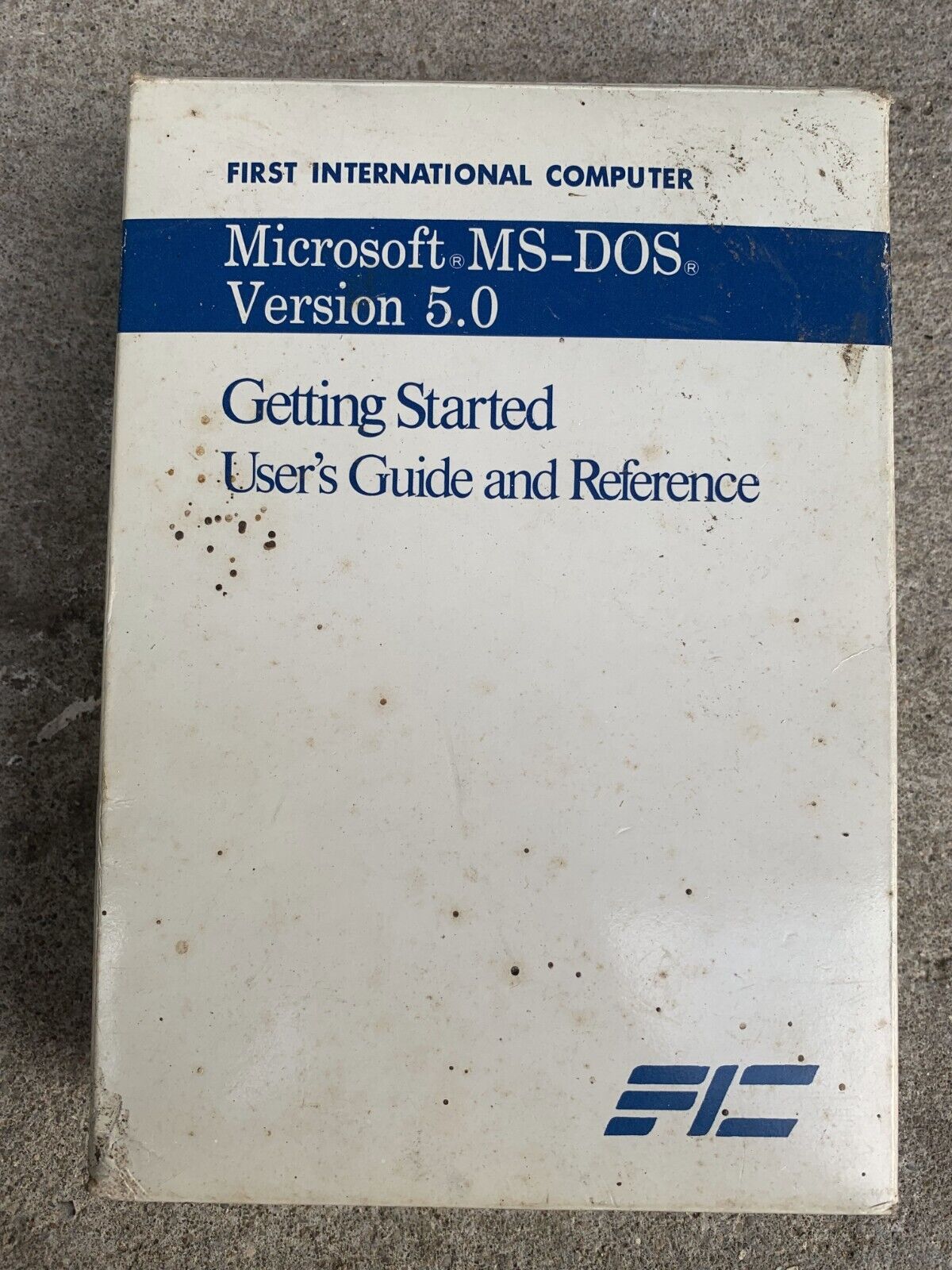 Microsoft MS-DOS Version 5.0 Getting Started User's Guide and Reference