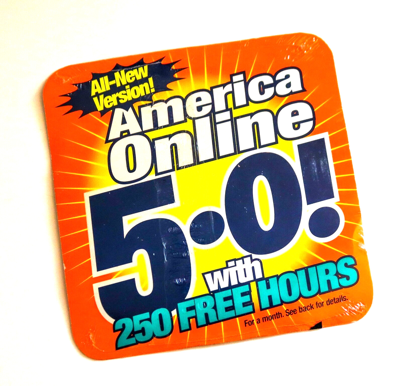AOL America Online 5.0 CD  from 1999 Install Disk Software  New Sealed
