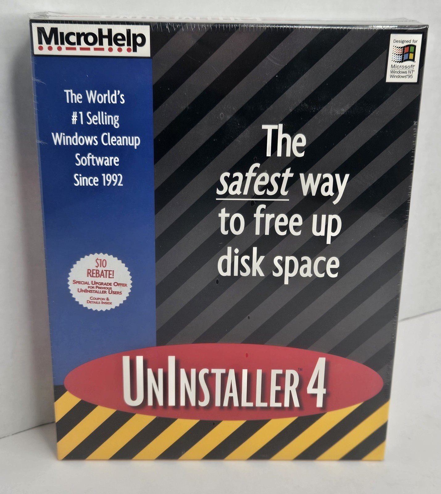 Microhelp Uninstaller Windows 95 And NT 3-1/2" Disks NOS NIB Vintage Software 