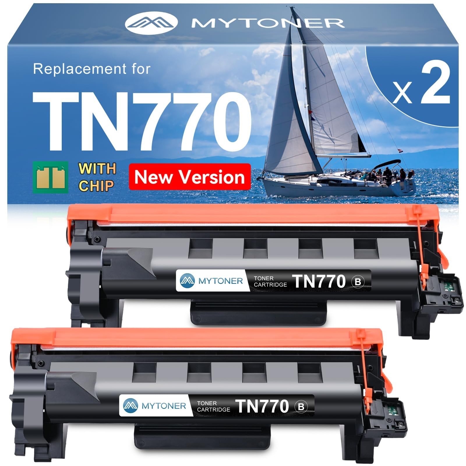 MYTONER Compatible Toner Replacement for Brother TN-770 TN770 Super High Yield