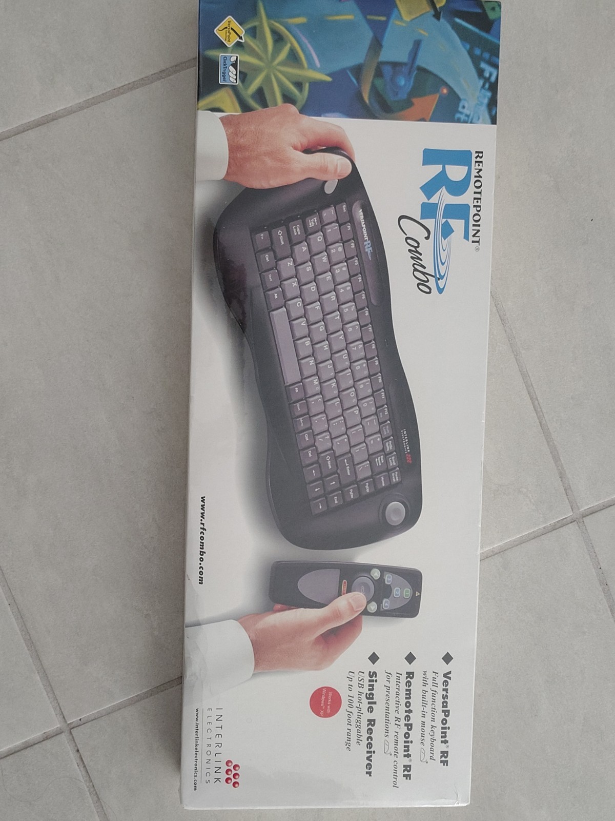 New Sealed Remotepoint RF Combo Keyboard and RF Remote Control VP6241
