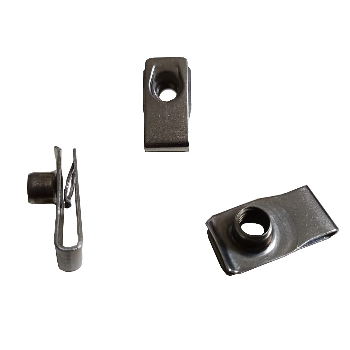 20 PCS M8 Long Stainless Steel UStyle ClipOn Nut UType Fastener Hardware