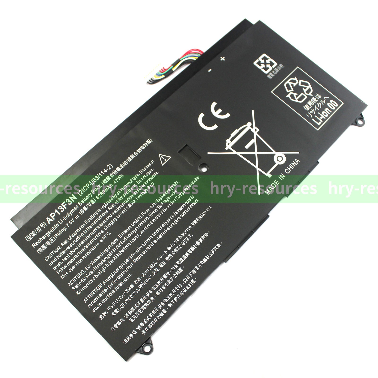 New AP13F3N Laptop Battery for Acer Aspire S7-392 S7-392-6411 S7-393 Ultrabook