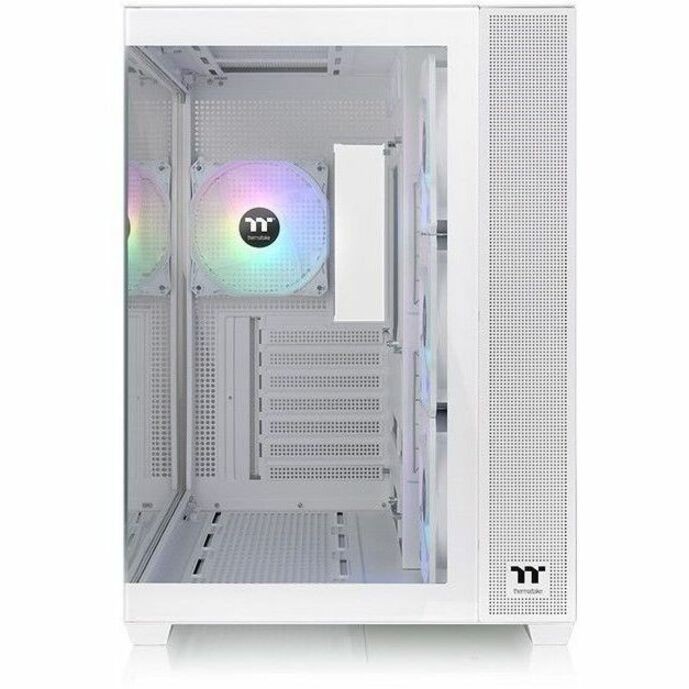 Thermaltake View 380 TG ARGB Snow Mid Tower Chassis (ca-1z2-00m6wn-00)