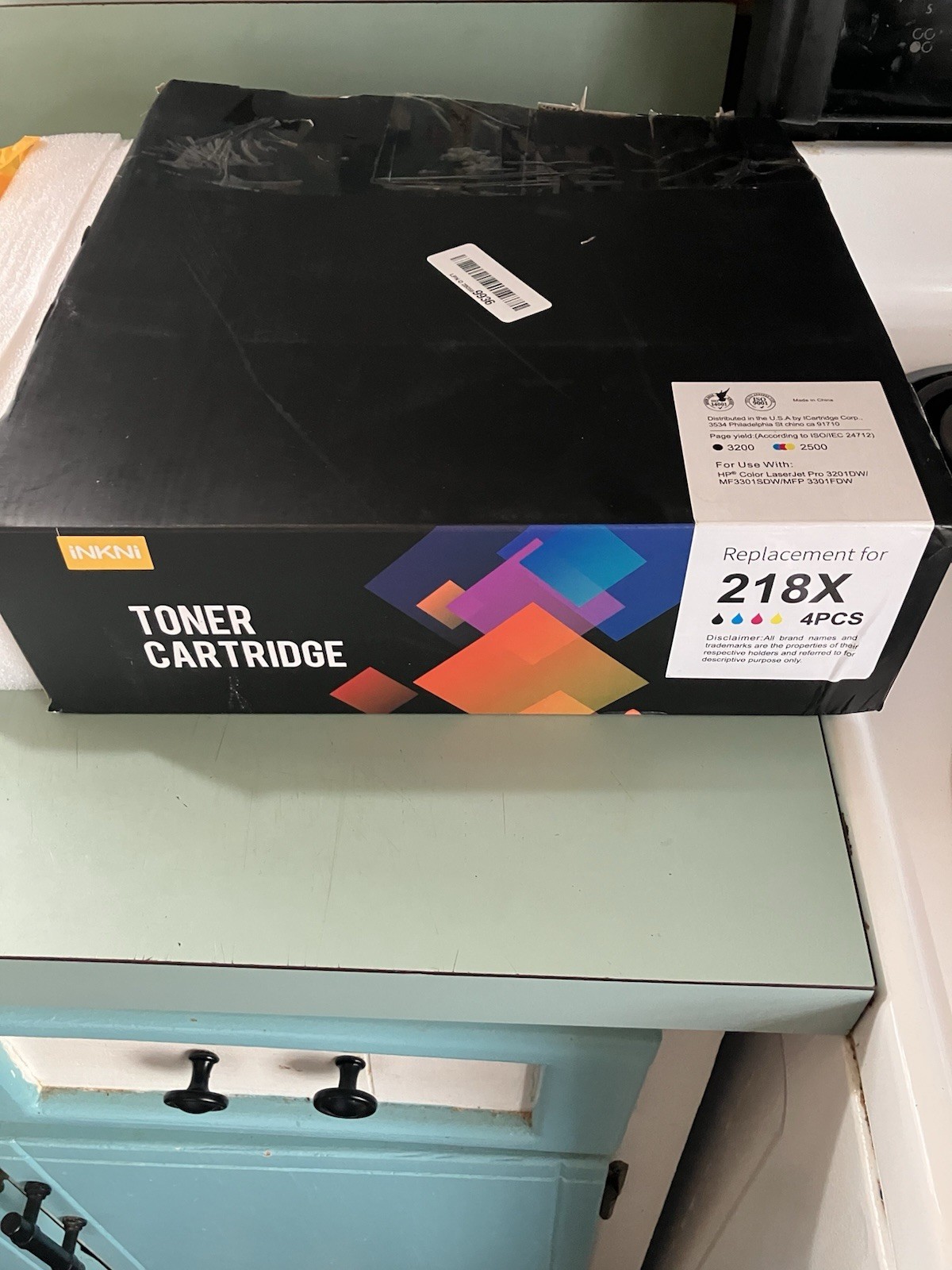 InkNI 218X Toner 4-Pack BCYM for HP 3301FDW 3201DW – No Chip – Open Box New