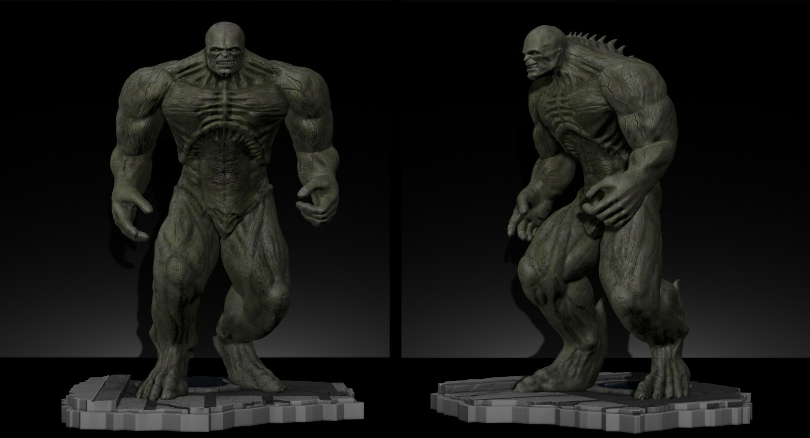 Abomination from movie The incredible Hulk 2008 Marvel File STL For 3D Printer